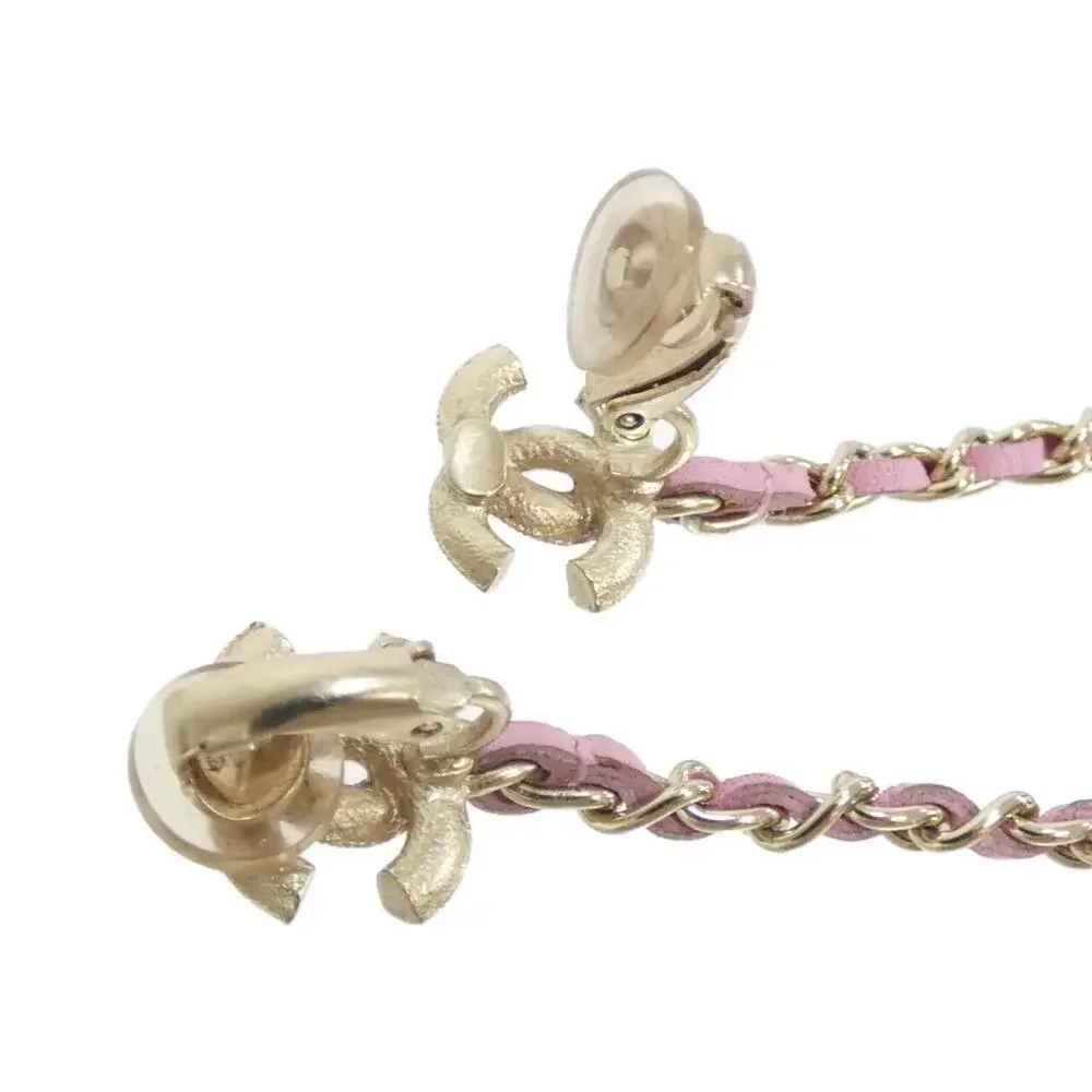 CHANEL Pink Earrings